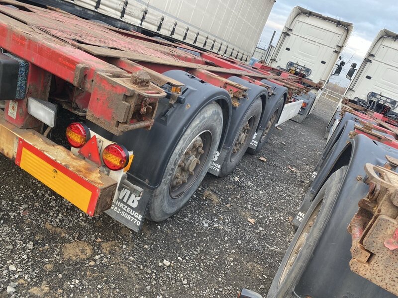 Semiremorca Krone SD, inmatriculat in Romania